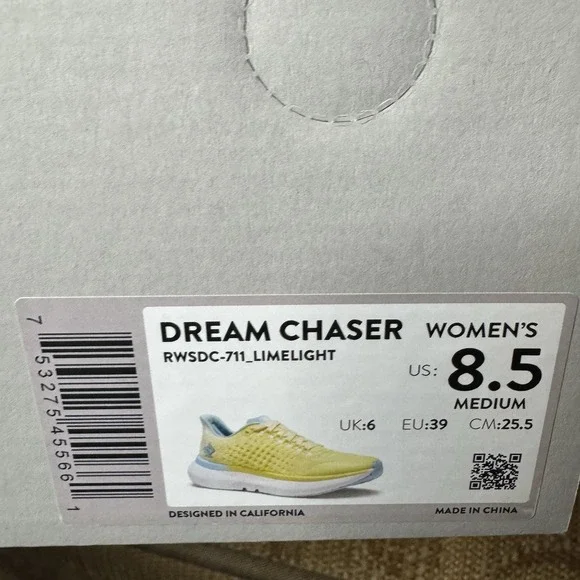 Rabbit Dream Chaser Womens Size 8.5 Yellow Blue‎ Athletic Running Shoes Sneakers - Picture 8 of 8
